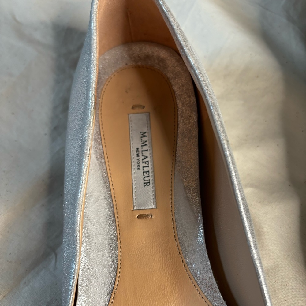 Mm Lafleur Metallic Sicer Pointer Flats Size 9/40 - image 3